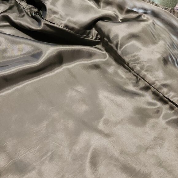 Pea Green Vintage 60s Cashmere Lambswool Peacoat Button Front Size XL - Picture 12 of 12